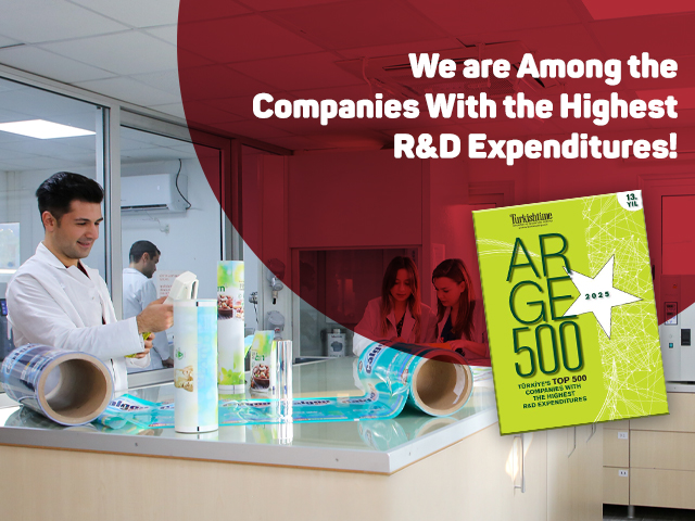 We Are Among Türkiye’s Top 500 Companies With Most R&D Investments!